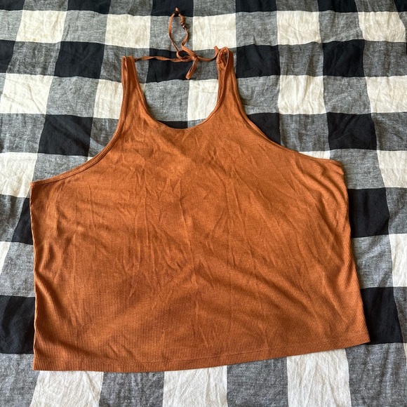 Burnt orange over sized tank NWT - Picture 3 of 4